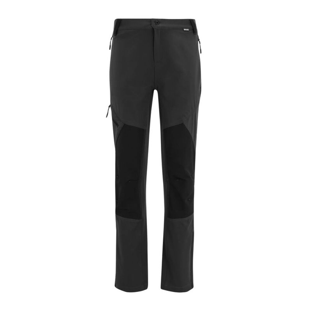 Regatta Mens Questra Hiking Trousers / Ash/Black